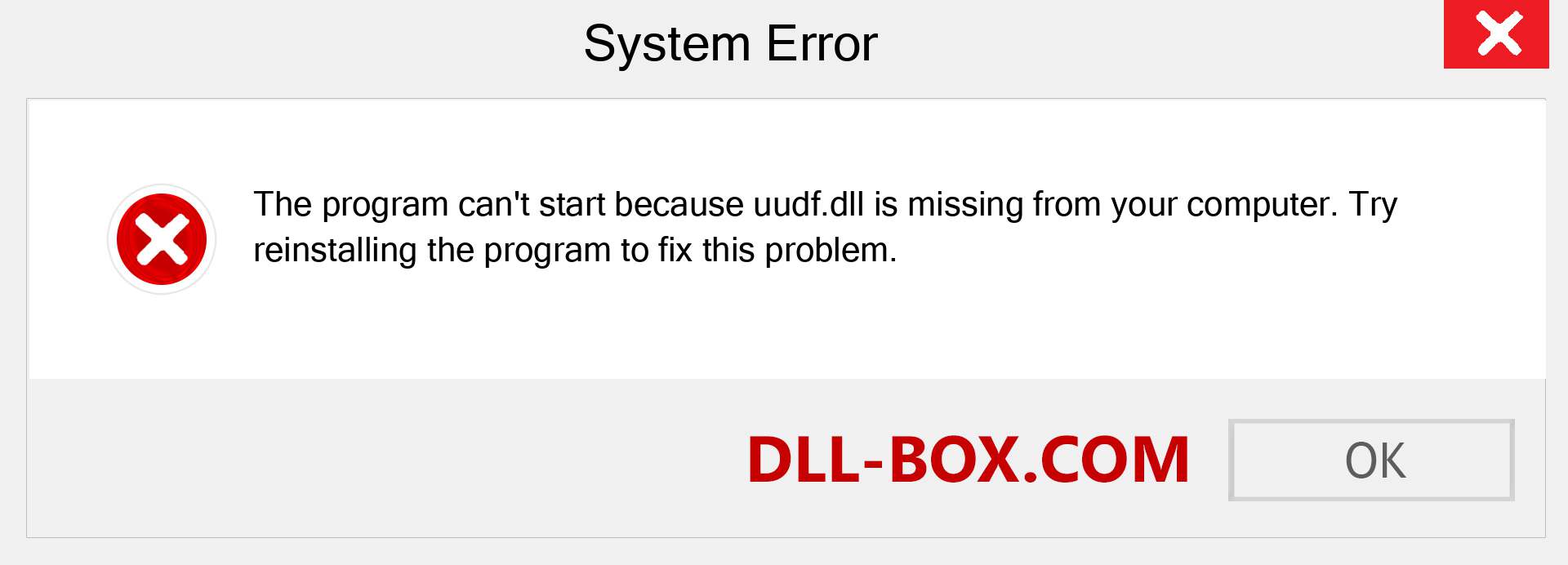  uudf.dll file is missing?. Download for Windows 7, 8, 10 - Fix  uudf dll Missing Error on Windows, photos, images